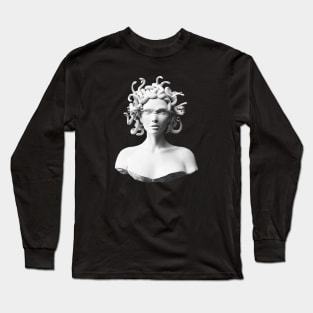 Medusa glitch Long Sleeve T-Shirt